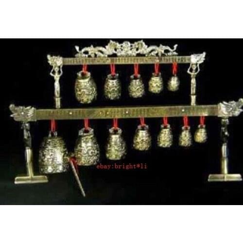 Brass bells Chinese Tibet dragon glockenspiel