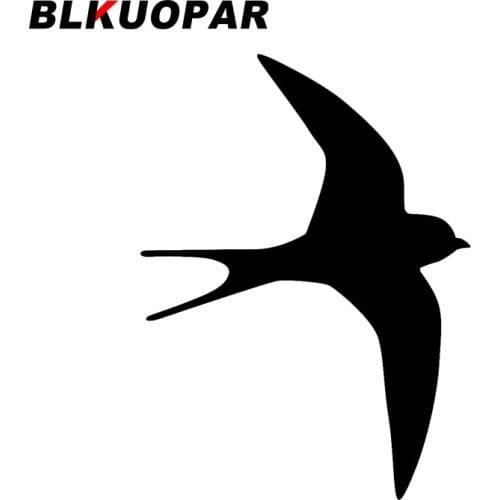 BLKUOPAR for Swallow Bird Car Stickers Sunscreen Creative Decals Simple Air Conditioner Laptop Decals Vinyl Car Wrap DIY