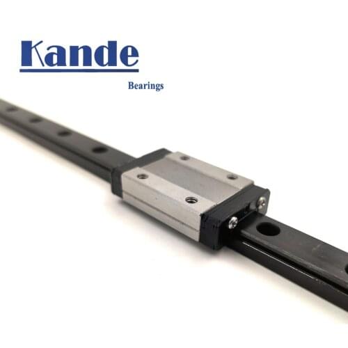 440C MGN9C MGN12C MGN15C Stainless Steel Slider Linear Guide MGN12 L100-800mm Black Guide CNC Parts 3D Printer Accessories