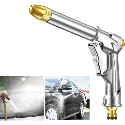 Garden Hose Nozzle, Heavy Duty Metal Spray Gun, Rotaing Water Adjustmen Nozzle, High Pressure Sprayer for Watering,Car Wash