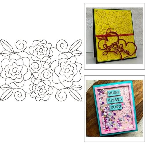 2021 New Plant Flower Pattern Metal Cutting Dies For DIY Craft Making Background Greeting Card Album Scrapbooking No Clear Stamp