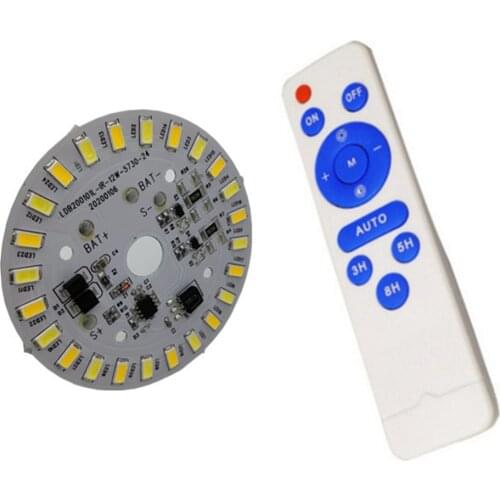 3.2v 3.7v Solar Control Circular Light Remote Control Panel Bicolor LED Circular Solar Lighting Panel Electrical Equipment