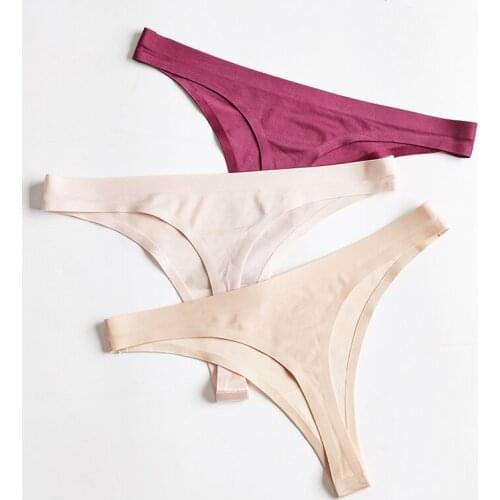 Sexy Womens Panties Seamless G-String Thong Female Panty Underwear Women Briefs Low Waist Lady Intimates Thongs