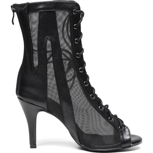 Dance shoes Elegant Ankle stiletto 2021 High Heels slippers Women shoes Black Plus Size For Womens Boots Sandals Dancing Jazz