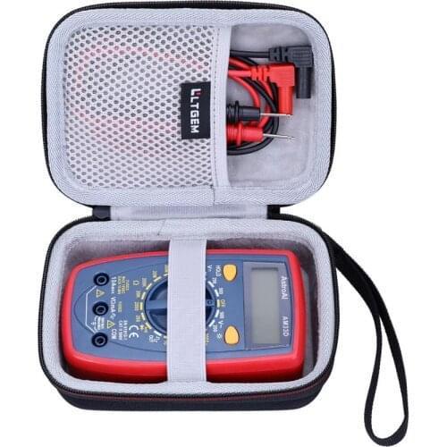 LTGEM EVA Hard Case for AstroAI Digital Multimeter with Ohm Volt Amp and Diode Voltage Tester Meter(Dual Fused for Anti-Burn)
