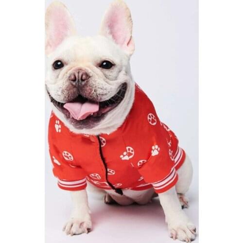 Funny Dog Clothes for Small Dogs Designer Pet Dog Jacket for French Bulldog Pug Fashion Pets Clothing Pets Costume A153