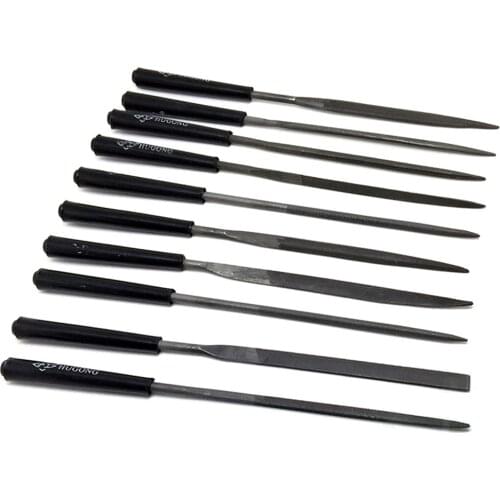 10pcs Guitar Frets Nuts File Set Polished File Guitar Repairing Tools Professional Guitar Luthier Tool for Guitar Accessories