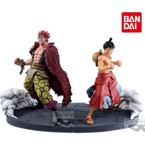 Bandai One Piece Anime Figure Log File Selection Series Worst Generation Wano Country Luffy Eustass Kid Genuine Model Toys