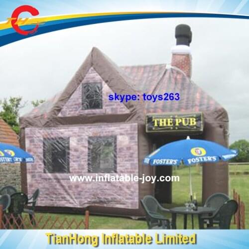 Free Shipping Inflatable Irish Pub Tent / Portable Inflatable Bar Tent, Cheap Inflatable Party Tent for sale, Inflatable Pub
