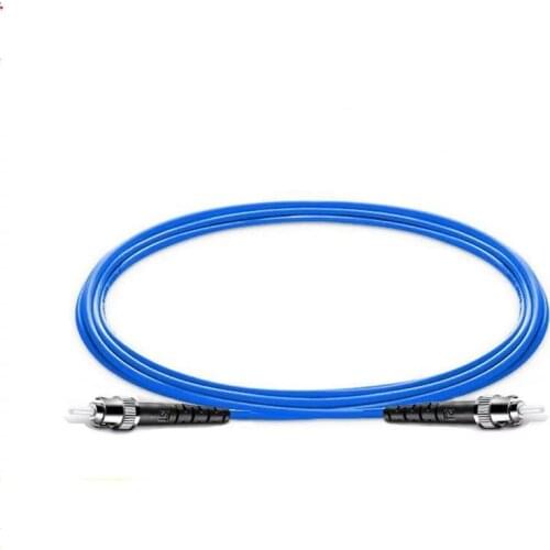 Free Shipping 5pcs/Lot ST/UPCtoST /UPC Simplex Single Mode Armored Fiber Patch Cord Simplex Single Mode Armored Fiber Patch Cord