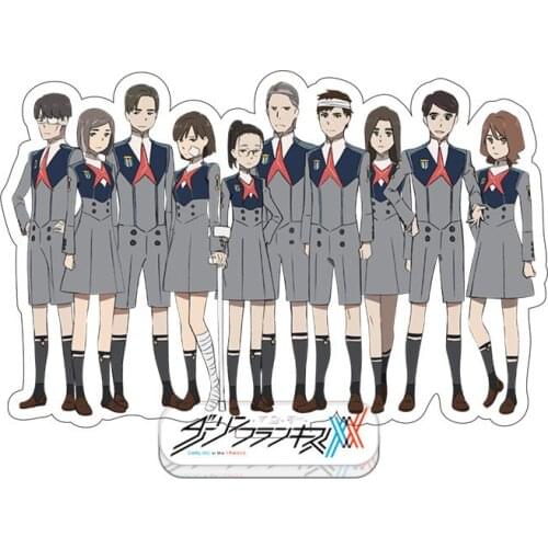 New Cartoon Anime DARLING In The FRANXX Acrylic Stand Model Toys ZERO TWO Figure Decoration Toys Cosplay Action Figure