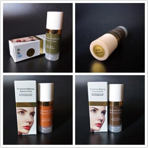 Import Vacuum Packaging Tattoo Ink Pigment Kits For Permanent Makeup MicroPigments Eyebrow Eyeliner Lip Body Beauty Tools 10ML