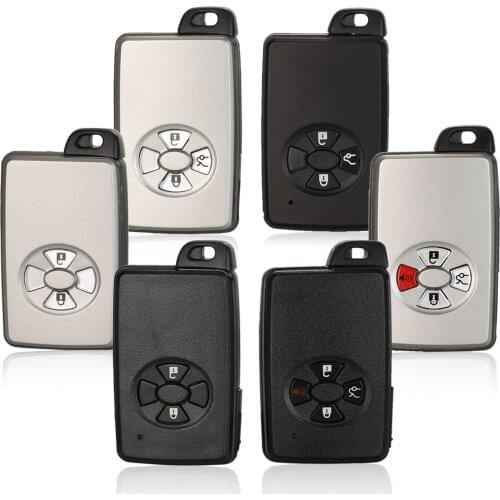 Kutery 10pcs 2/3/4 Buttons Replacement Remote Car Key Shell Case Fob For Toyota Avalon Camry Highlander Crown Corolla