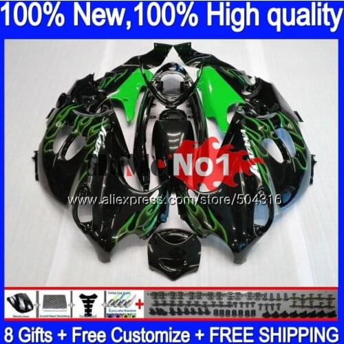 Body For SUZUKI KATANA GSXF 600 750 GSXF600 98 99 00 2001 2002 12MC.110 Green Good GSX600F GSXF750 1998 1999 2000 01 02 Fairing