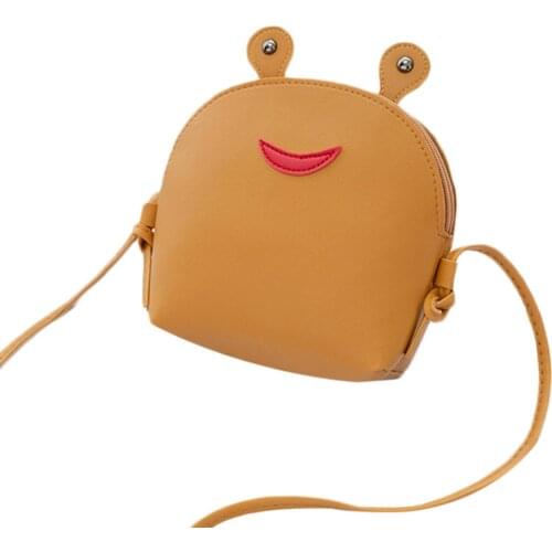 Cute Frog Mini Crossbody Bags PU Leather Cell Phone Purse Wallet Pouch Fashionable Portable Shoulder Bag 16 x 14 x 6CM