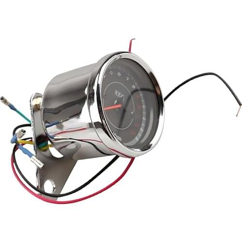 Motorcycle Speedometer Tachometer Odometer Rev Counter 0-1000RPM