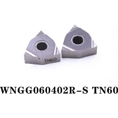 Original Carbide Inserts WNGG060402R-S TN60 WNGG 060402 R-S Lathe Cutter Turning Tools WNGG060402 WNGG0604