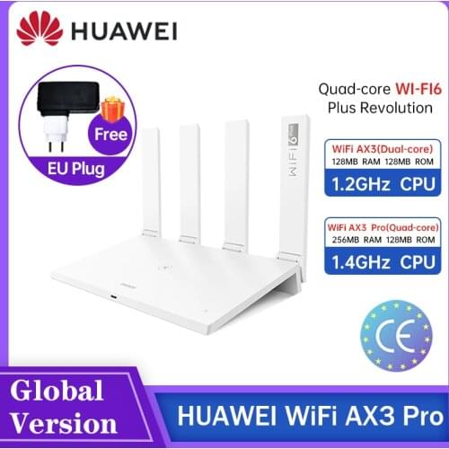 Huawei AX3 / AX3 Pro Quad-core Router WiFi 6+ 3000 Mbps International Version Fast Connection Dual-core Roteador جهاز التوجيه