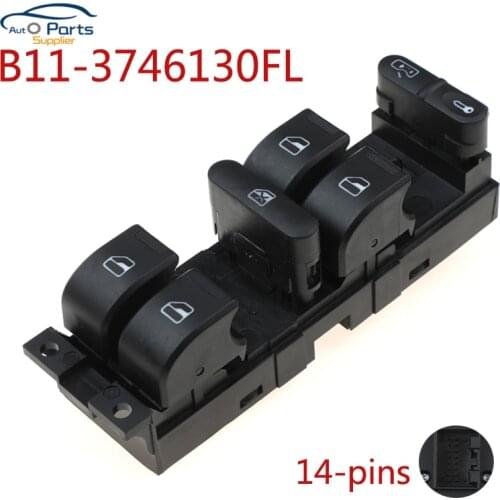 New B11-3746130FL B113746130FL Master Power Window Master Switch For Chery B11 Red light car accessories