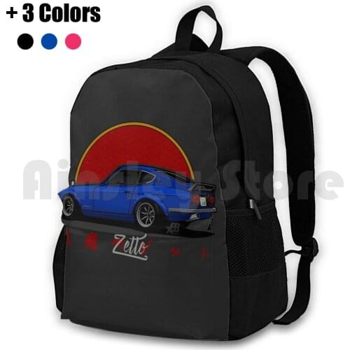 Devil Zetto Outdoor Hiking Backpack Riding Climbing Sports Bag Nissan Datsun 240Z 260Z 280Z S30 Fairlady Fairladyz Zetto Z432