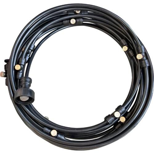 18M (60feet) Air Cool Misting System for Garden Yard Cooling Water Sprayer Patio Misting