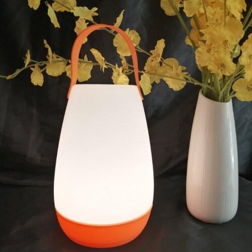 Skybesstech D14*H20cm LED Warm Lighting Bedside Lamp Bedroom Gel Silicone Handle Baby Nursery Table Lamp Free Shipping 1pc