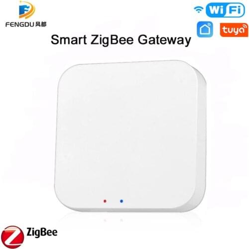 Tuya ZigBee Gateway Hub Smart Home Device Support add APP Gateway Smart Light Control ZigBee Wireless Remote Controller