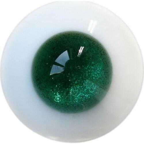 [wamami] 16mm Green Glass Eyes Eyeball BJD Doll Dollfie Reborn Making Crafts