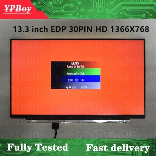 13.3" N133BGA-EA2 NT133WHM-N47 B133XTN03.0 M133NWR9 R1 HD 1366X768 EDP 30PIN LCD Display Screen matrix Non Touch FRU: 02HL710