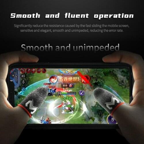 Finger Cover Game Controller For PUBG 2pcs/1pair Sweat Proof Sensitive Non-Scratch Touch Screen Gaming Finger Thumb Sleeve Glove
