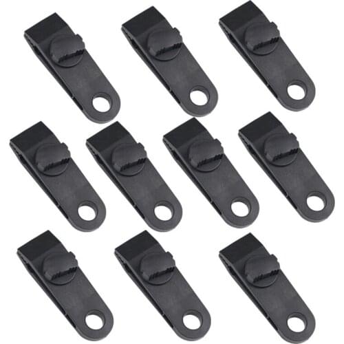 20pcs Tarpaulin Tarp Fastening Clips Camping Tent Clamps Thumb Screw Lock Tent Pull Point Clip Outdoor Wind Rope Clamp
