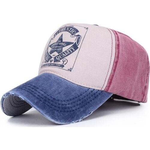 Outdoor mens and womens new sports baseball cap denim fashion casual cap fishing mountaineering golf sun protection hat