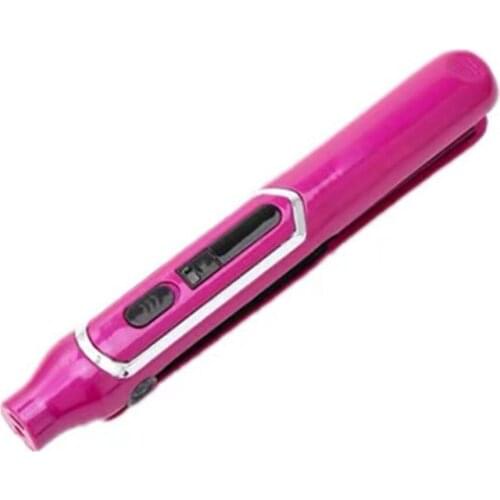 Fast Heating USB Charging Cordless LED Display Curling Hair Straightener Home Salon Temperature Control Dual Use Flat Iron