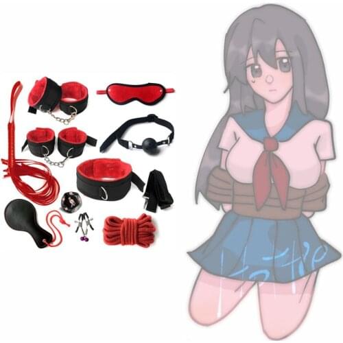 Bdsm Bondage Restraints SM Sex Toys For a Couple Sex Outfits Slave Handcuffs Ankle Cuff Gag Sex tools For Couples Adult Strap on
