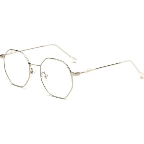 Fashion Pearl Reading Glasses Frame Irregular Polygon Glasses Frame 2018 New Men and Women Glasses Frames 1827OLO