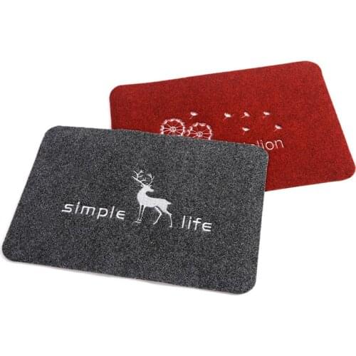 Fashion Cute Cartoon Animal Elk Rug DoorMat Absorbent Bathroom Balcony Non-slip Mat Home Hotel Soft Dandelion Carpet