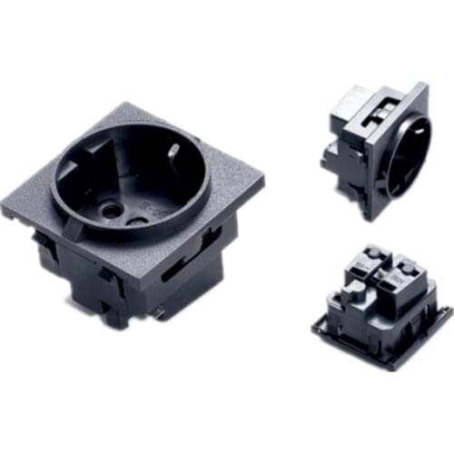 Wholesale 250v 16a germany AC PDU UPS EU power desktop outlet Embedded electrical Panel Receptacle AC socket