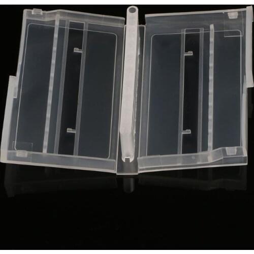 10 Holes Nail Drill Bit Case Plastic Empty Storage Box Milling Cutters Holder