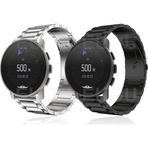 Titanium Strap For Suunto 9 Peak Watch Band Watchband Replace Accessories Metal Stainless steel clasp Bracelet Wristband 22mm