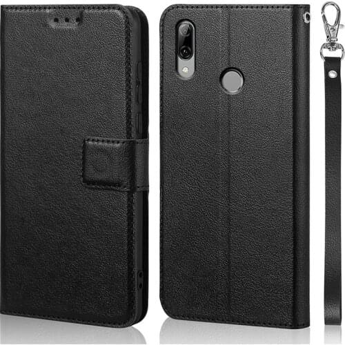Luxury Flip Case For Huawei P Smart 2019 POT-LX3 POT-LX1 6.21inch Cover Original Book Design Leather Phone Coque Wallet Capa