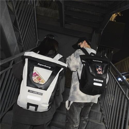 Fashionable Oxford cloth student travel large-capacity sports bag backpack men and women couples Korean backpack