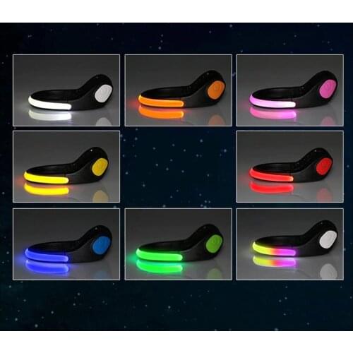 LED Shoes Clip Shoe Accessories Safety Warning Light for Night Running