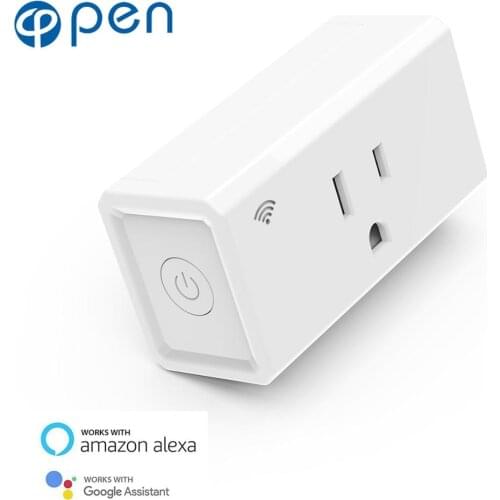 WIFI smart socket smart switch socket Amazon Alexa voice control US standard smart socket household floor or wall