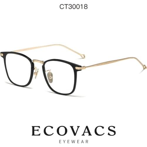 Yu Wenle The same type of short-sighted glasses pure titanium eye frame Womens full frame