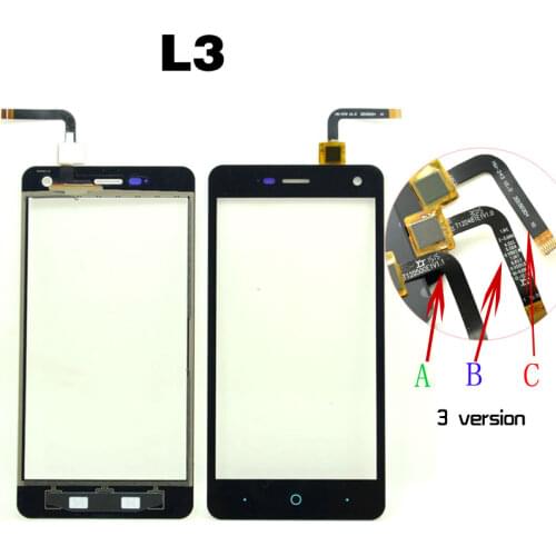 For ZTE Blade L3 T120500E1V1.1 / T120481E1V1.0 / HW-243V1.0 Touch Screen Glass Panel Digitizer Replacement