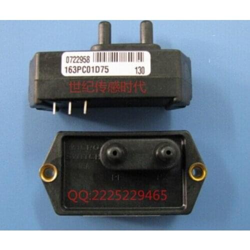 1pcs/lot 163PC01D75 SENSOR PRESS DIFF 2.5" H2O 3SIP pressure sensor