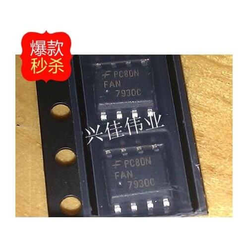 10PCS [ New original authentic] 7930C FAN7930 FAN7930C SOP8 LCD power chip