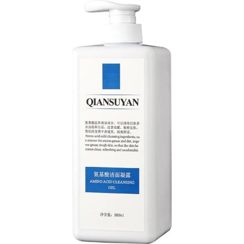 1000ml amino acid foam cleanser to clean pores deeply
