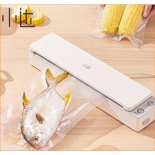 Youpin Xiaoda Automatic Vacuum Sealer Household Kitchen Food Package Sealing Dry Wet Preservation Keep Fresh Food Saver
