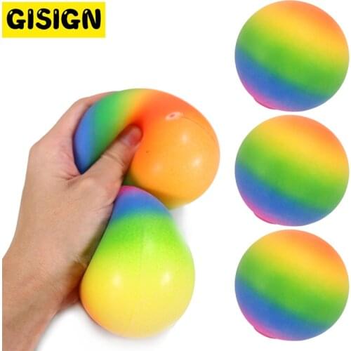 Colorful Vent Ball Press Relieve Anti Stress Toy Decompression Balls Hand Squeeze Fidget Toys Pack For Child Antistress Kids Toy